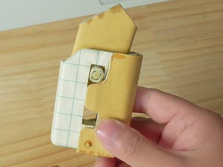 教你用纸做好玩的萝卜刀~ #手工制作 #手工DIY #创意折纸