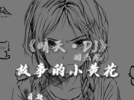 “故事的小黄花,从出生那年就飘着”#晴天#晴天DJ #音乐推荐#周杰伦