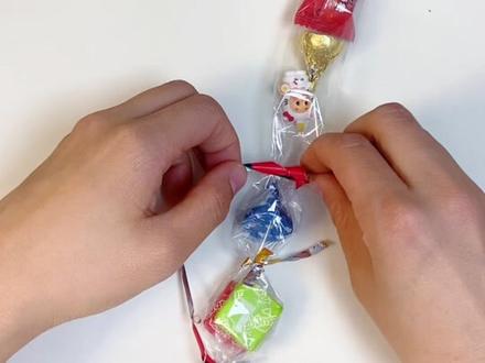 ✨没有材料也能做的圣诞糖果圈🎄送给好闺闺低成本又用心的小礼物,有教程哦#创作者中心 #手工diy #圣诞礼物 #圣诞手工 #抖音精选app