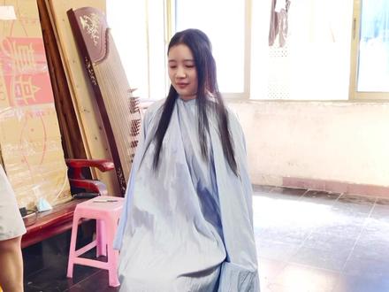 #热门 发之美原创: 古筝女孩剪长发,剃光头,记录每一个瞬间#抖音 #剪发 #剃光头 #长发护理 #养发护发 #收头发
