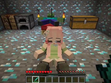 被贪念占据大脑的艾利克斯! #我的世界