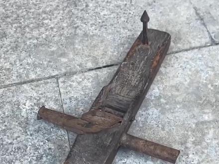 海南黄花梨,七十年代木工专用的刨子#海南黄花梨老物件