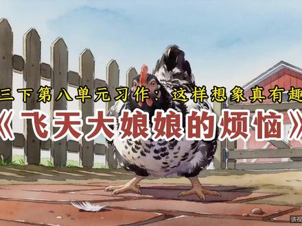 三下第八单元习作“这样想象真有趣”作文范文 三下语文第八单元作文:这样想象真有趣——写作范文《飞天大娘娘的烦恼》 #三年级语文下册 #三下语文 #三年级作文 #这样想象真有趣 #小学作文技巧