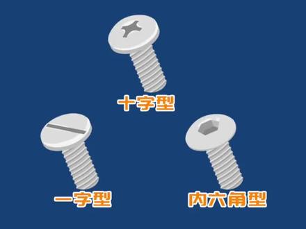 几种螺丝的区别和由来,你肯定不知道吧#螺丝 #五金 #紧固件