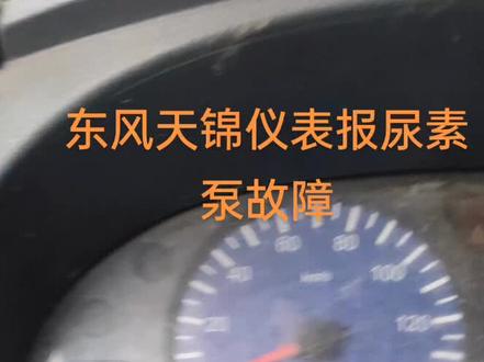#东风天锦 东风天锦康明斯2880,仪表报尿素泵或线路故障