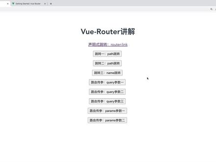 Vue-Router 总结#vue.js #前端学习
