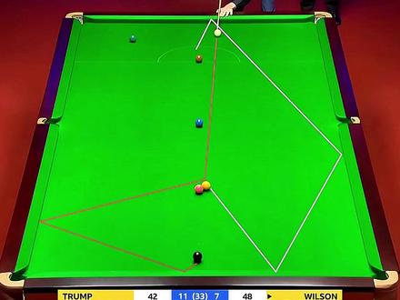 六星连珠!足以载入史册的极限斯诺克,精准程度令人拍案叫绝!