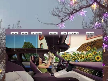 问界M6内饰曝光,向日葵屏与灵感橱窗是亮点 #问界M6 #鸿蒙智行 #华为 #余承东