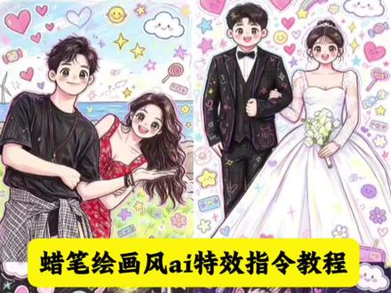 蜡笔绘画风ai特效指令教程 #彩色蜡笔涂鸦记录万物 豆包p图指令涂鸦文案 豆包涂鸦指令 豆包手绘涂鸦指令 卡通情侣绘画豆包 儿童蜡笔涂鸦风格 涂鸦漫画 绘本风特效ai生成 蜡笔绘本风特效入口 蜡笔画ai指令 一键ai生成漫画照片 彩铅绘画风ai特效 #剪映 #剪映图片设计 #豆包情侣照涂鸦 #豆包描边涂鸦指令复制
