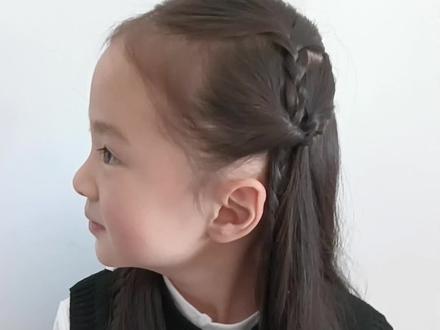 百搭甜美披肩发教程,手残党集合#真实生活分享计划 #女童日常编发 #儿童编发 #编发教程