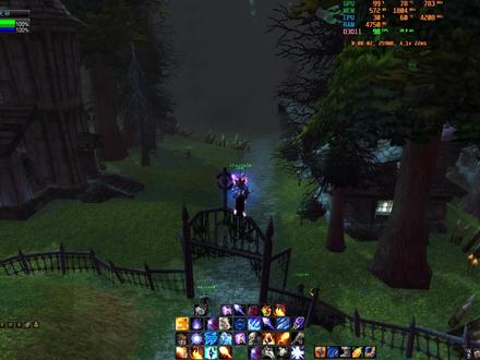 怀旧服探索提瑞斯法林地:左侧空白区域