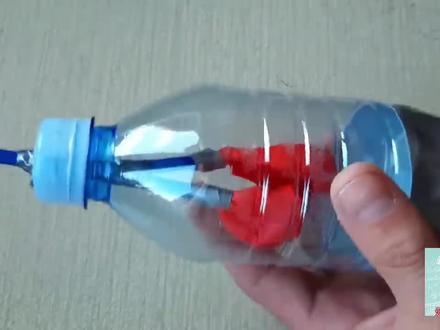 如何制作肺部工作模型#我爱发明我爱制作 #科学类玩具制作 #小学手工制作大全 #幼儿简单科技小制作 #学生科技小制作比赛作品