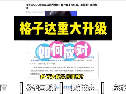 格子达重大升级,应对策略来了 #superxie论文 #降重 #论文查重 #降重技巧 #本科毕业论文