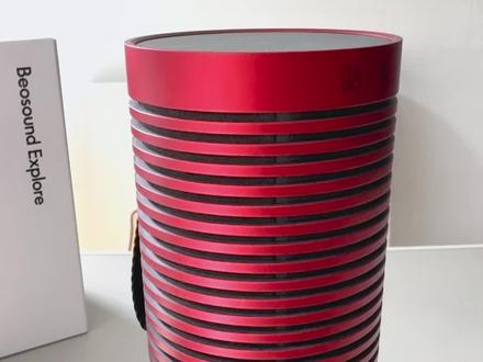 B&O Explore 法拉利联名款音箱上手,这个红色高级又不高调,好看! #数码科技 #开箱 #好物推荐🔥 #蓝牙音箱