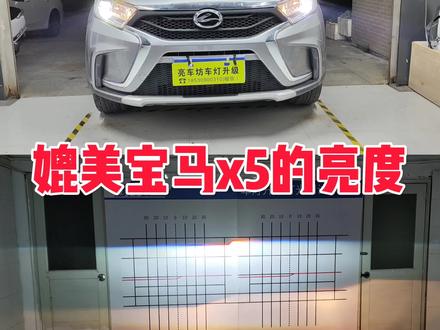 陆风x2改灯 升级LED双光透镜#陆风x2 #改灯 #郑州改灯 #郑州亮车坊改灯 #汽车灯光升级