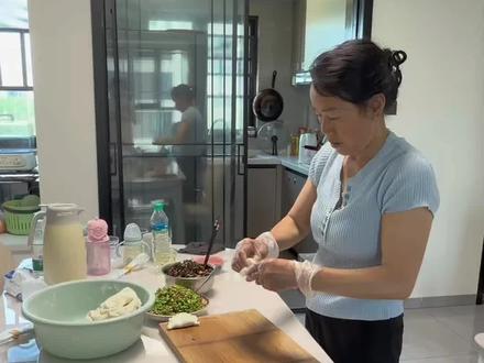 今天做都昌米粑吃 #米粑 #纯手工制作美食 #动手自己做美食 #都昌