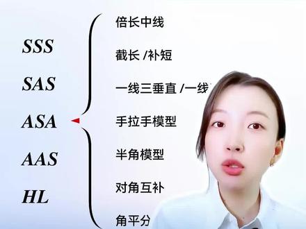 七下数学,全等三角形5大判定·10种模型 #初中 #数学 #韩老师数学方法 #全等三角形 #初一
