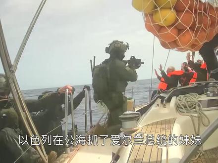 以色列在公海抓了爱尔兰总统的妹妹,10个国家同时炸了