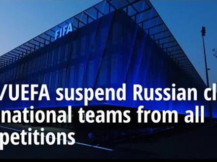 冲突该与体育有关吗,#俄罗斯遭到国际足联欧足联全面禁赛 一夜之间,足球变得不那么纯粹了, #dou来足球季