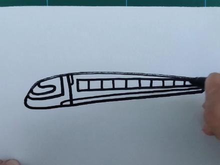 第84集 教你画动车🚄#星河知识计划 #渊博文化星 #萍老师简笔画 #萌知计划 #简笔画教程