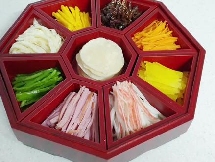 韩国宫廷料理九折板!饭店卖上百块,我用几十块钱就能做!