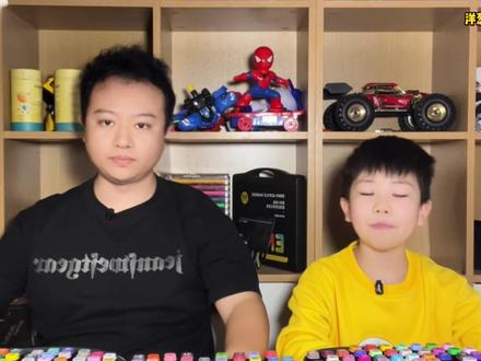 【亲子共创】马克笔绘画_有趣的小丑 一起来画非常有趣的小丑吧!记得把你的作品发在评论区哦~#手绘教程 #儿童绘画 #马克笔手绘 #简笔画 #绘画教学