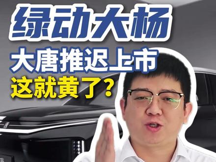 大杨告诉你,大唐为什么推迟上市了?#性价比高的国产车 #比亚迪 #比亚迪大唐 #大唐 #抖音汽车