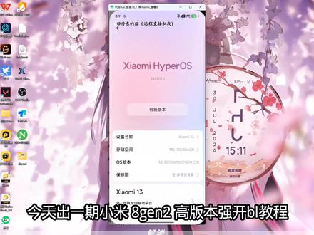 粗粮强开bl教程 #刷机教程 #root #root教程 @会火
