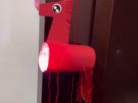 小马灯笼,小马好玩的,手工#手工