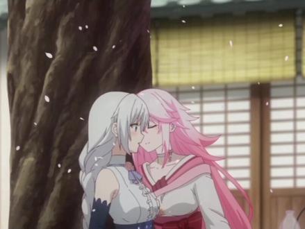 卡莲赏樱,樱赏樱#崩坏三 #女武神的餐桌