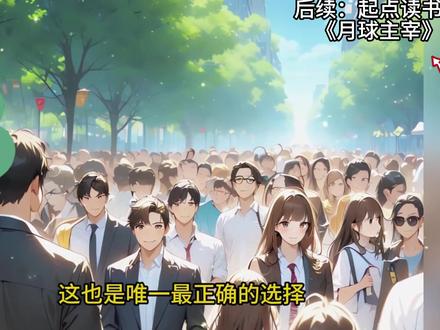 我只是玩了下月球领主的游戏,却成为了真的月球主宰者 #漫画解说 #二次元 #小说