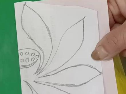 莲花教程,喜欢的家人剪吧!#剪纸莲花