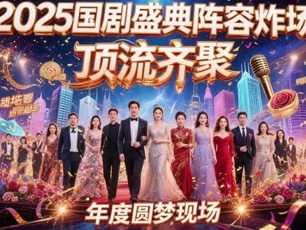 2025国剧盛典阵容炸场!顶流齐聚 #2025国剧盛典