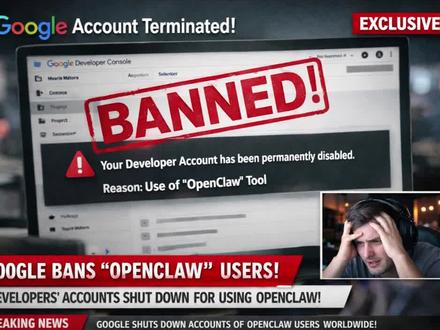 谷歌大面积封禁OpenClaw账户! 谷歌深夜突发大规模封号,连付费企业用户的Gmail都没保住!
#谷歌 #OpenClaw #程序员 #AI开发