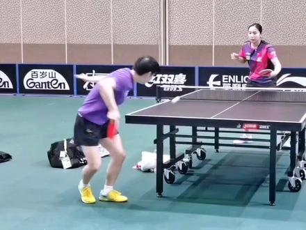 孙颖莎发球!学习了!#乒乓球