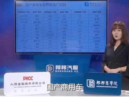 柴国产商用车世界制造厂代码都有哪些呢 ?#汽车 #汽车知识 #汽车维修