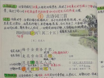 #四年级下册语文 四年级下册语文第一课《古诗词三首》课文精讲