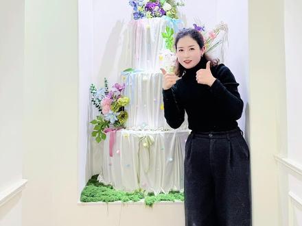 #创业日记 #天水蛋糕 不用的纸箱千万别扔,不然你就会跟我一样。拥有一个漂亮的纸蛋糕。#vlog日常#沫沫家甜品 #手工diy