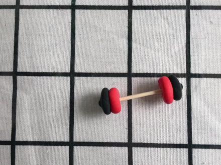 通过手工制作让宝贝们了解奥运,今天我们一起走进举重,奥运加油 #夺冠2021