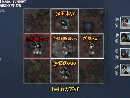 夜莺杯复盘第一期 #第五人格