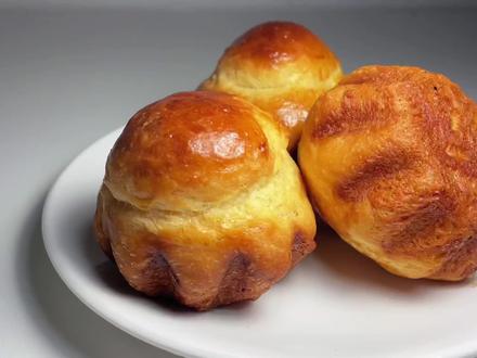 【简简厨房】布里欧修僧侣面包、布里欧修皇冠吐司。#僧侣面包 #皇冠吐司 #布里欧修