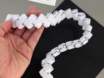 教你用纸张折长鞭#创意手工 #折纸 #鞭子折纸