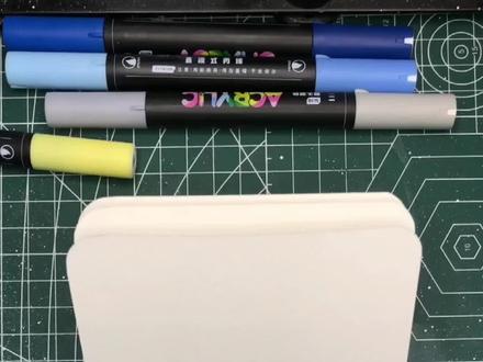 零基础如何画一幅喜鹊寒梅#丙烯马克笔 #跟着抖音学画画 #零基础学画画 #创作者扶持计划 #至锦丙烯马克笔