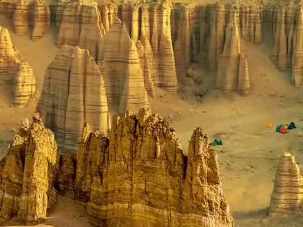 在丝绸之路上的,楼兰古城遗址