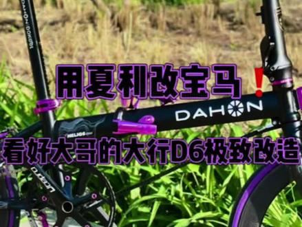 用夏利改宝马 非常看好大哥的大行D6极致改造 #骑行vlog日常 #创作者中心 #创作灵感 #自行车 #折叠车