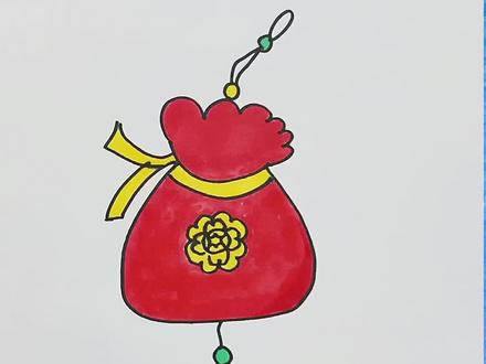 端午节快乐!送香包祝安康!香包简笔画#画画 #简笔画 #儿童画 #儿童简笔画 #简笔画教程 #香包