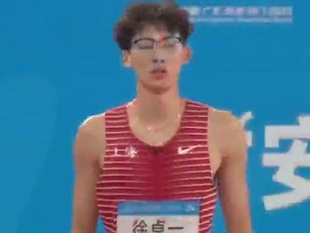 13.12秒!松江飞人徐卓一全运会摘金#上海松江 #全运会 #第15届全运会 #男子110米栏