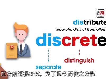分不清discreet和discrete?跟着ada轻松搞定这里的小“秘密”吧 #英语单词 #英语学习 #考研