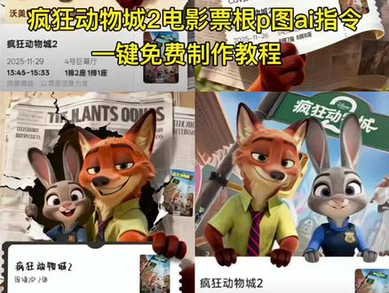 疯狂动物城2电影票p图教程 疯狂动物城2电影票根p图ai指令#即梦ai #疯狂动物城2 #疯狂动物城票根p图 #尼克狐尼克票根p图 疯狂动物城2预售开启 疯狂动物城2预售开启 疯狂动物城2预售电影票 疯狂动物城2什么时候上映 疯狂动物城2票根 疯狂动物城2票根p图 疯狂动物城2票根p图素材 疯狂动物城2票根p图素材 疯狂动物城2票根p朋友圈 疯狂动物城2票根图片 疯狂动物城2票根怎么得 疯狂动物城2票根制作教程 疯狂动物城2票根p图制作教程 疯狂动物城票根p图 疯狂动物城票根p图素材 即梦ai 兔兔警官 尼克狐尼克票根p图 疯狂动物城2合照教程 疯狂动物城2派对动物适配度 疯狂动物城双人合照相框 尼克朱迪贴脸合照 疯狂动物城2全员合照 疯狂动物城2宣传图 疯狂动物城2电影院合照 疯狂动物城电影院合照ai教程 疯狂动物城合拍教程 疯狂动物城2AI合照 疯狂动物城2AI合照方法 疯狂动物城2ai自拍 疯狂动物城2ai合照口令 疯狂动物城ai合照 疯狂动物城ai合照 疯狂动物城特效入口 疯狂动物城ai特效 疯狂动物城ai指令 疯狂动物城2转场模版 疯狂动物城图片 疯狂动物城2海报 疯狂动物城2九宫格拼图 疯狂动物城2宣传图 疯狂动物城2全员合照 尼克朱迪贴脸合照 疯狂动物城双人合照相框 朱迪动态壁纸 疯狂动物城2发朋友圈文案 疯狂动物城2电影票根p图豆包ai指令 疯狂动物城2票根p图ai指令 疯狂动物城2票根p图ai指令教程