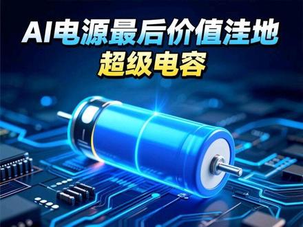 别追 MLCC 了!AI 最后一个价值洼地,是超级电容!#超级电容#AI电源#英伟达#MLCC#产业趋势